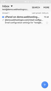 Setup email on android phone